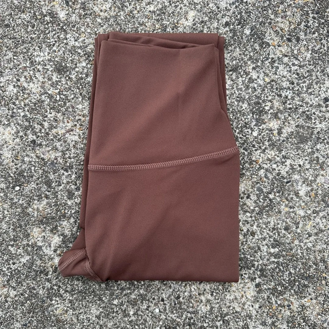 Solid Color High Waist Leggings