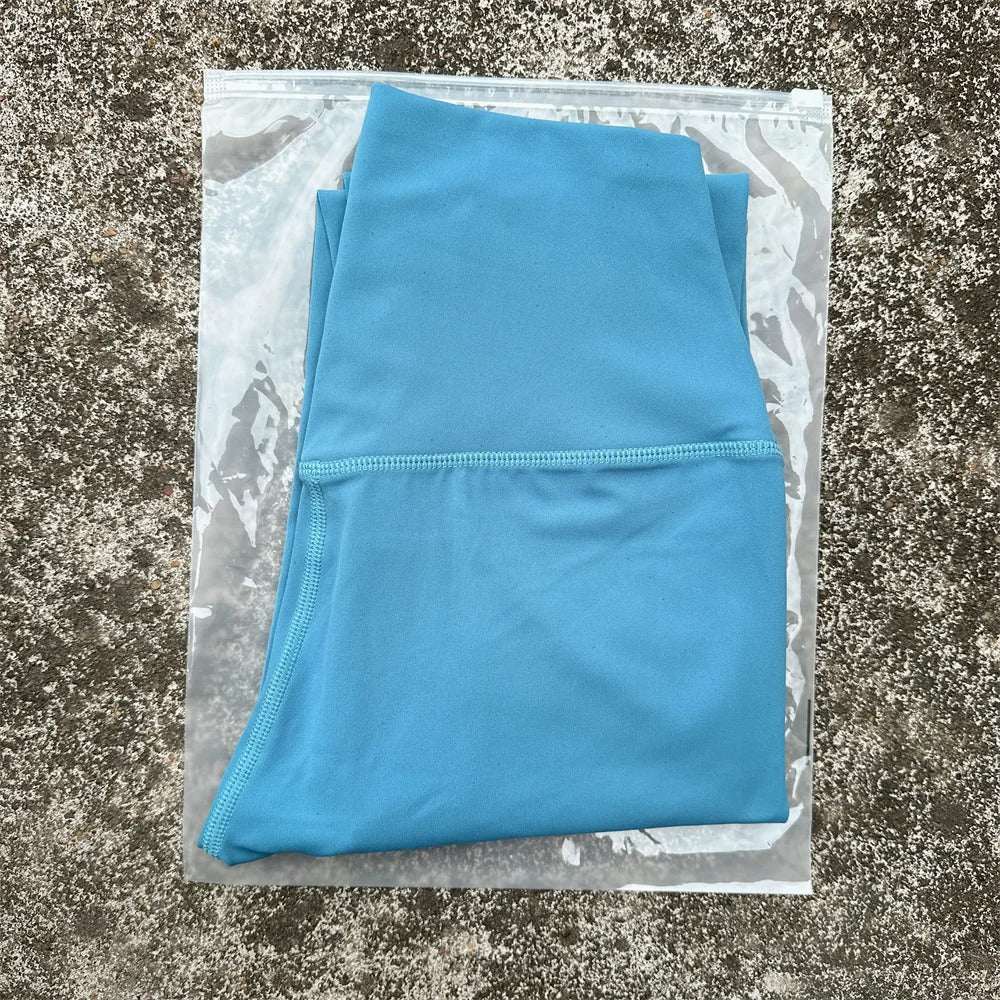 Solid Color High Waist Leggings