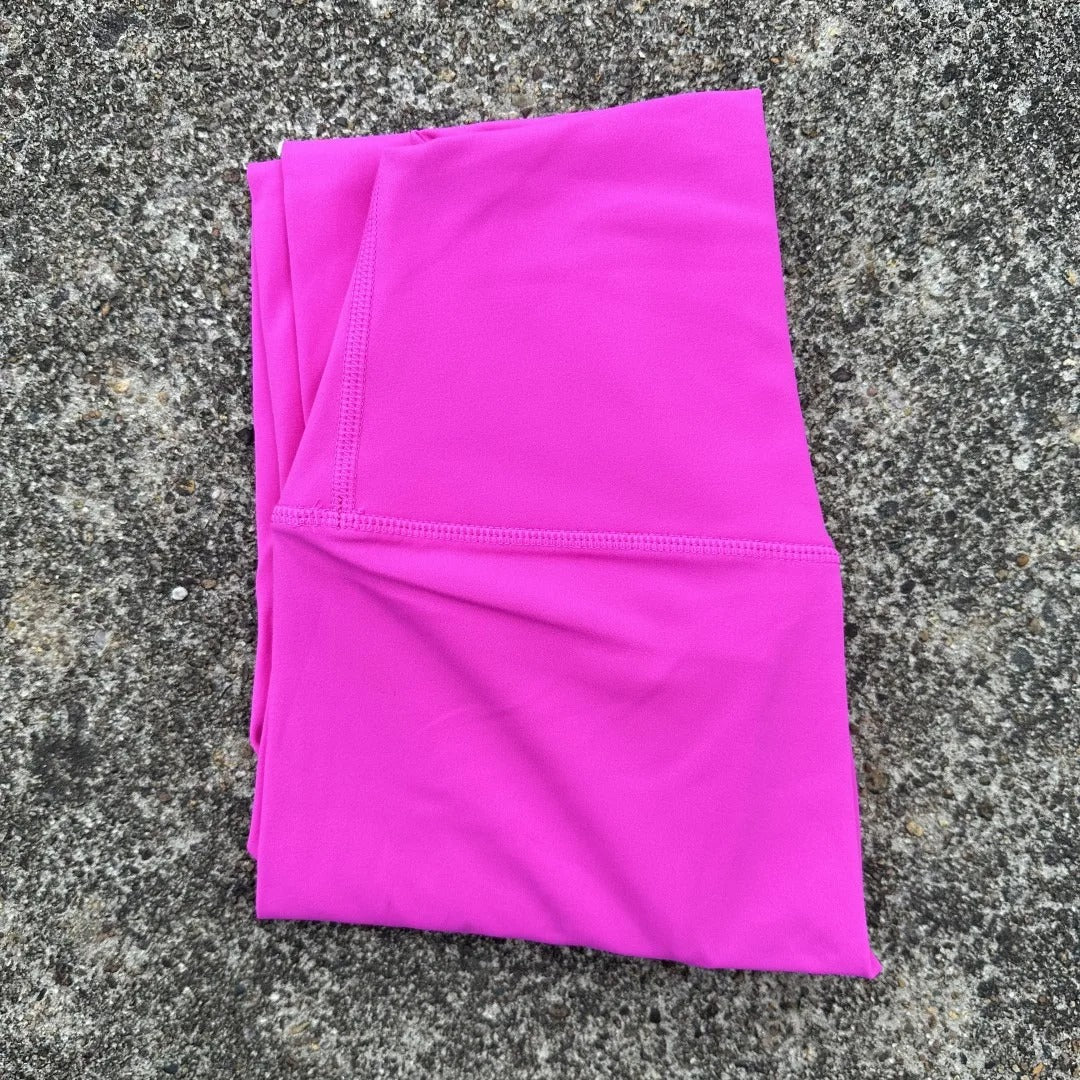 Solid Color High Waist Leggings