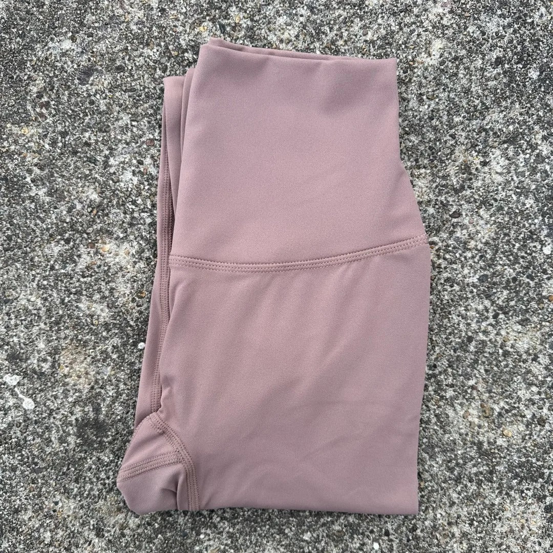 Solid Color High Waist Leggings