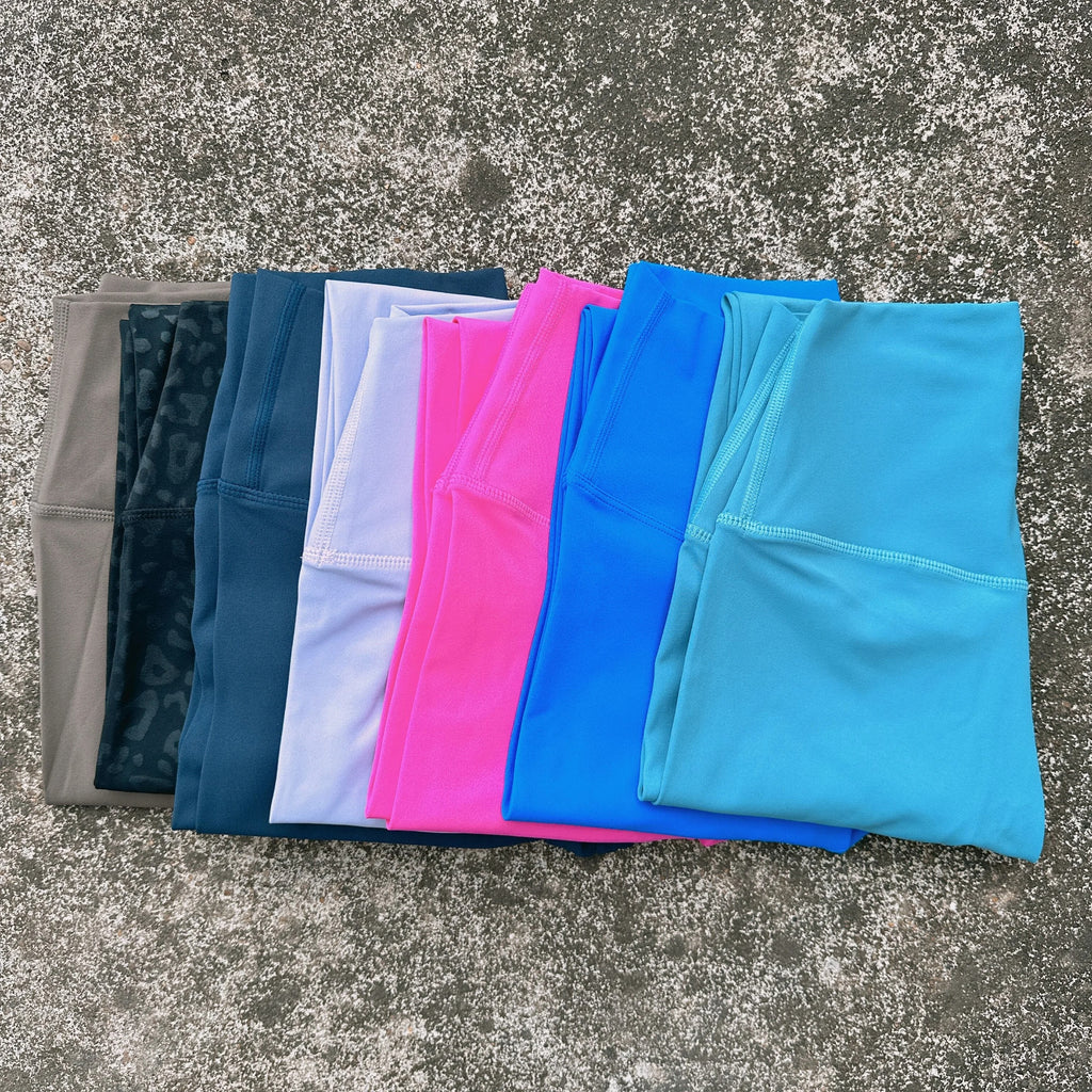 Solid Color High Waist Leggings