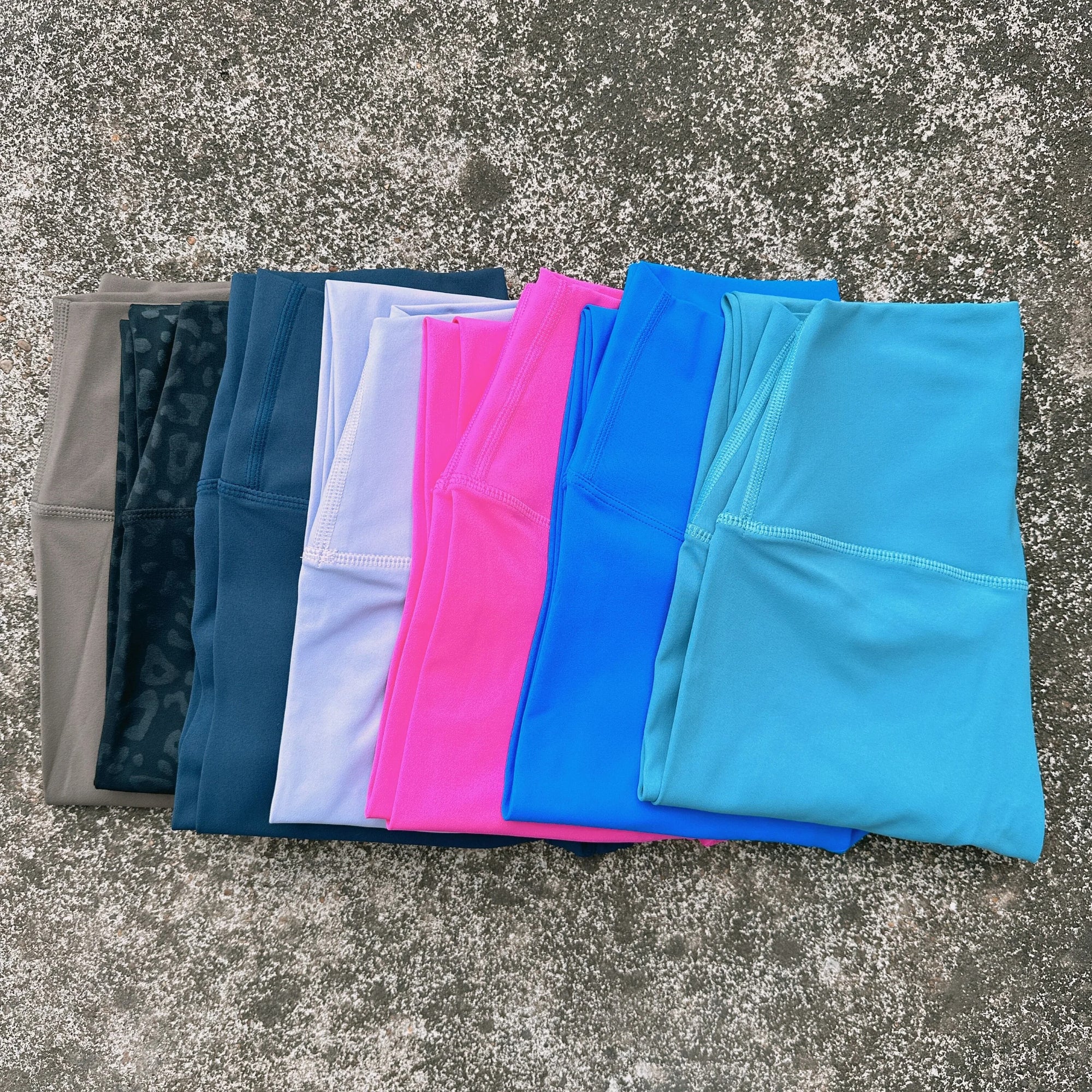 Solid Color High Waist Leggings