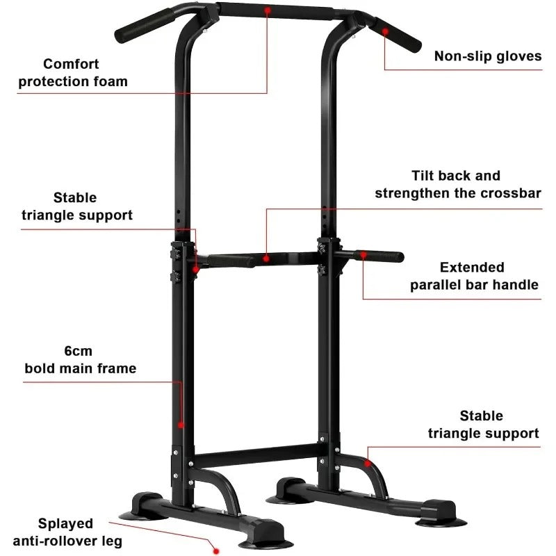 Pull Up Bar and Dip Station - Cozify
