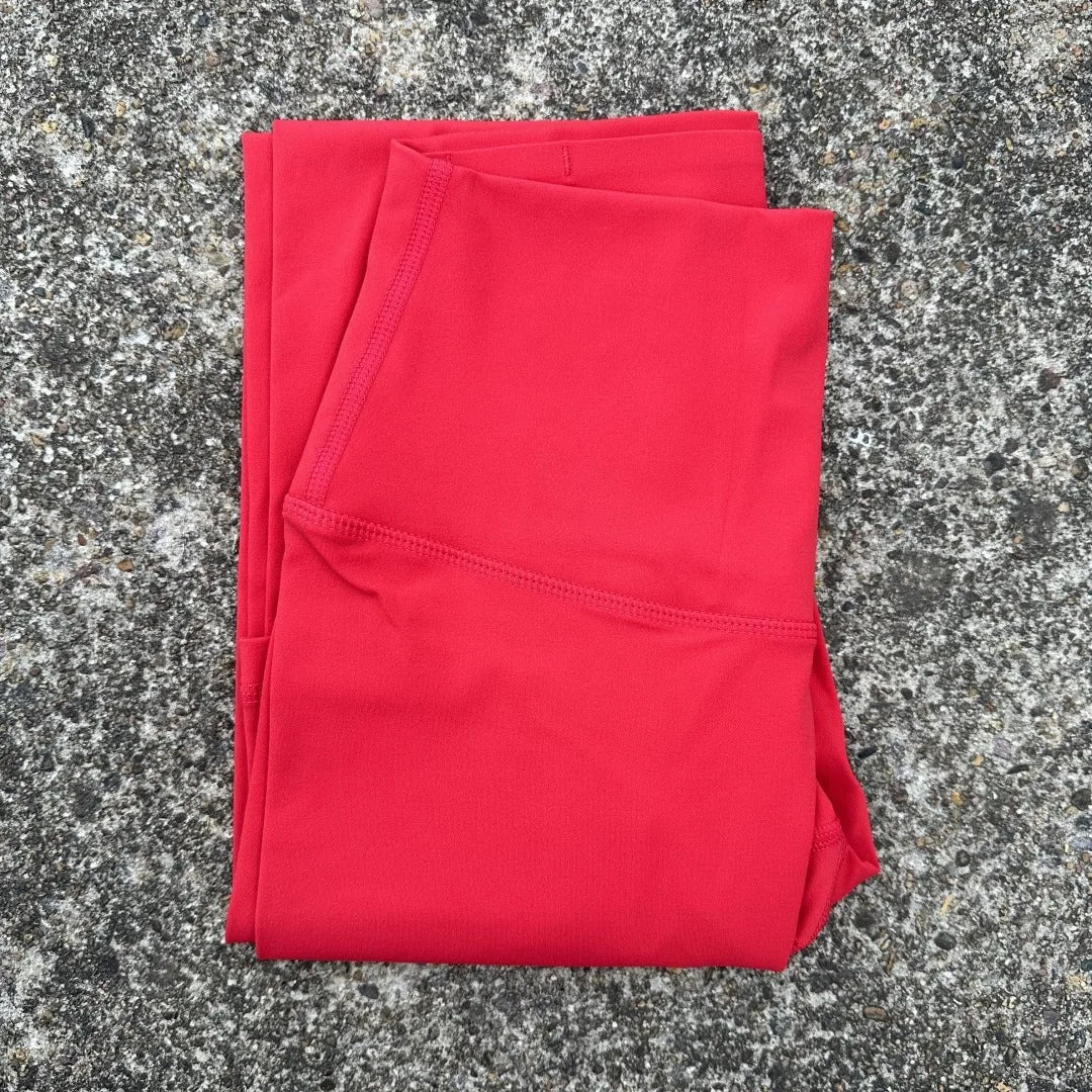 Solid Color High Waist Leggings