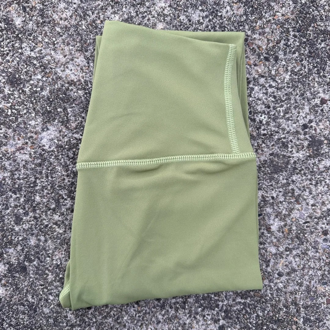Solid Color High Waist Leggings