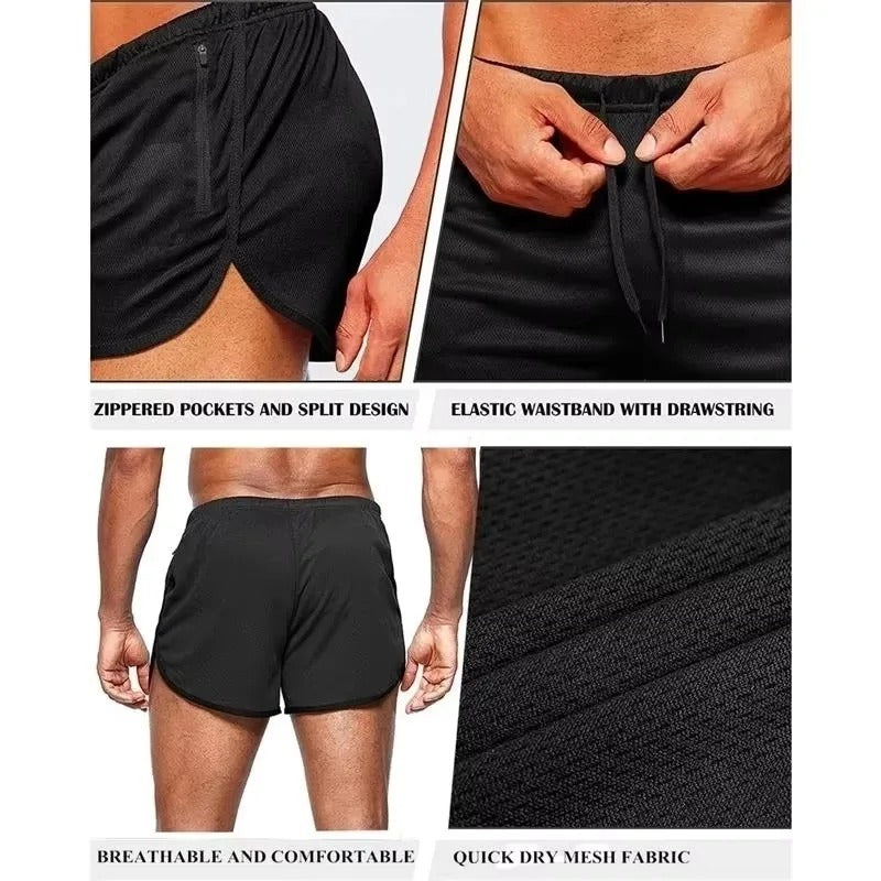 Casual Quick Dry Mesh Sport Shorts - Cozify