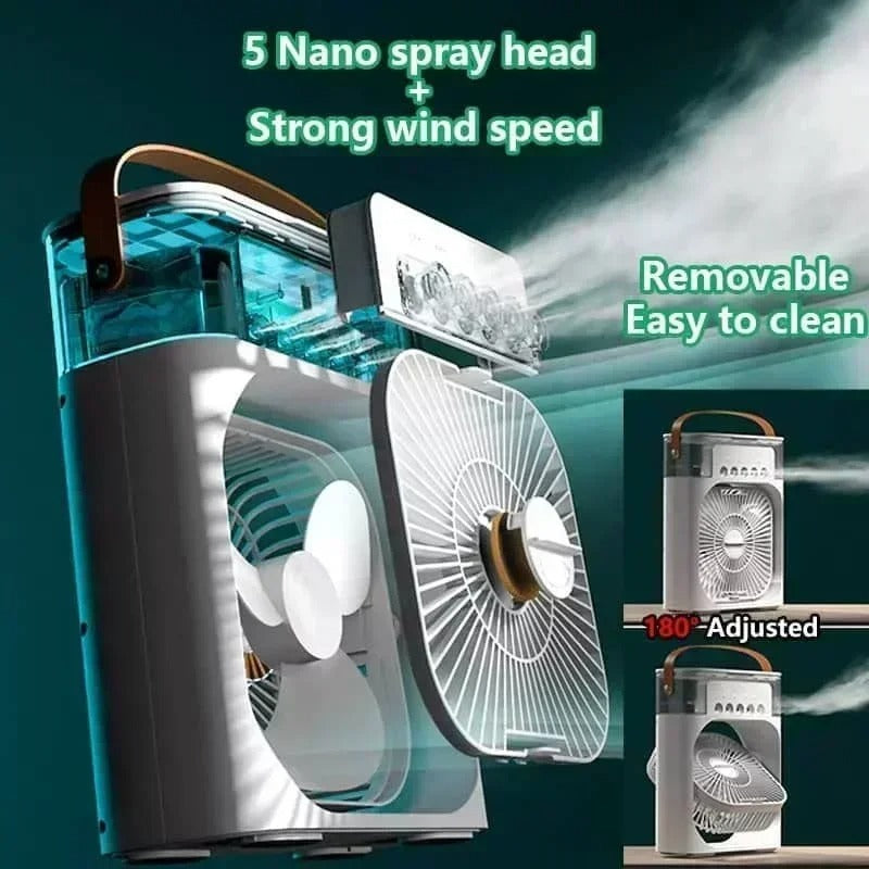 LED Air Cooler Fan Humidifier - Cozify