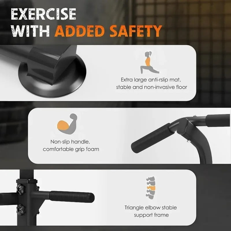 Pull Up Bar and Dip Station - Cozify