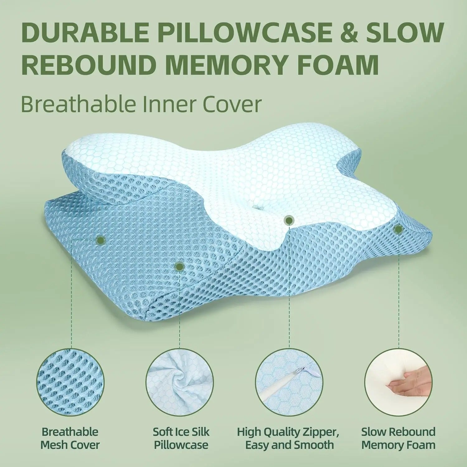 Orthopedic Memory Foam Pillow - Cozify