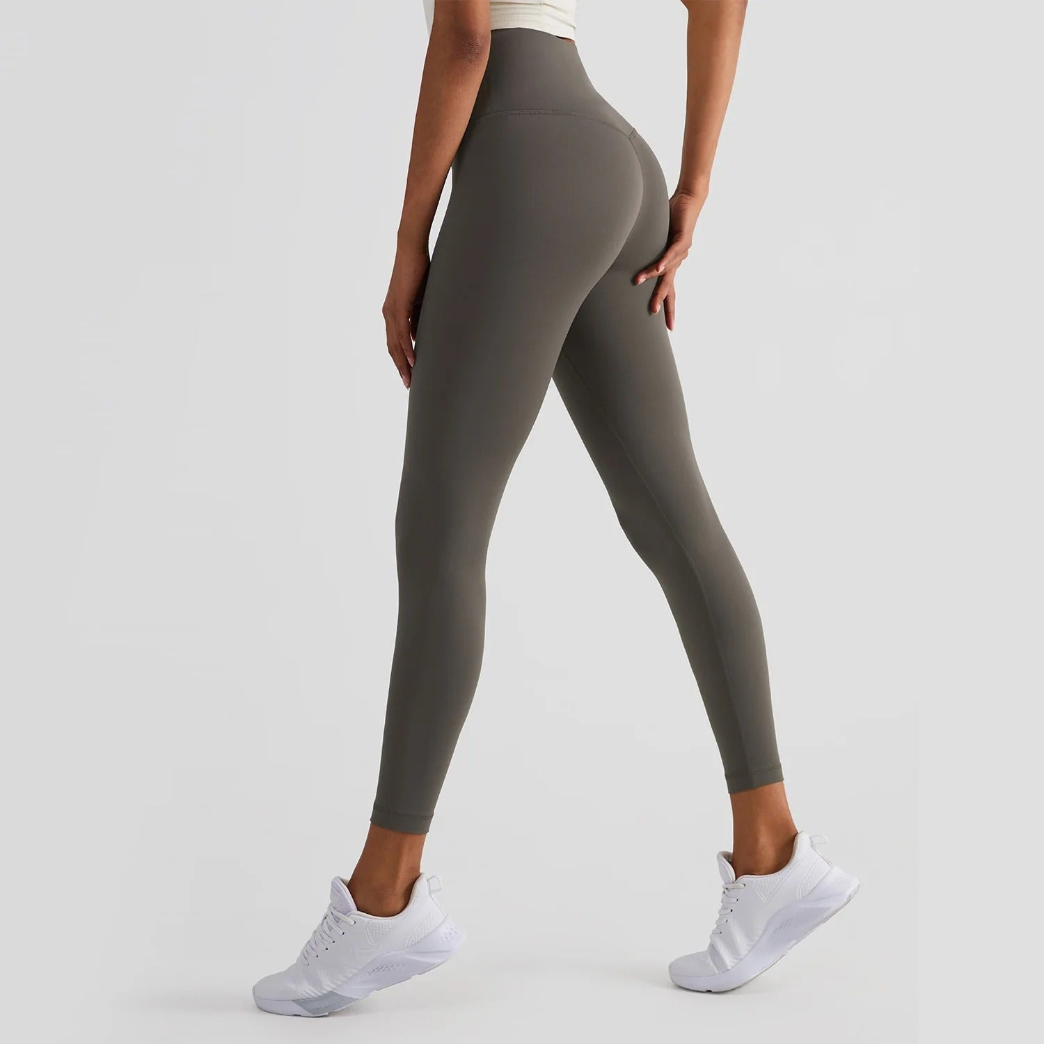 Solid Color High Waist Leggings