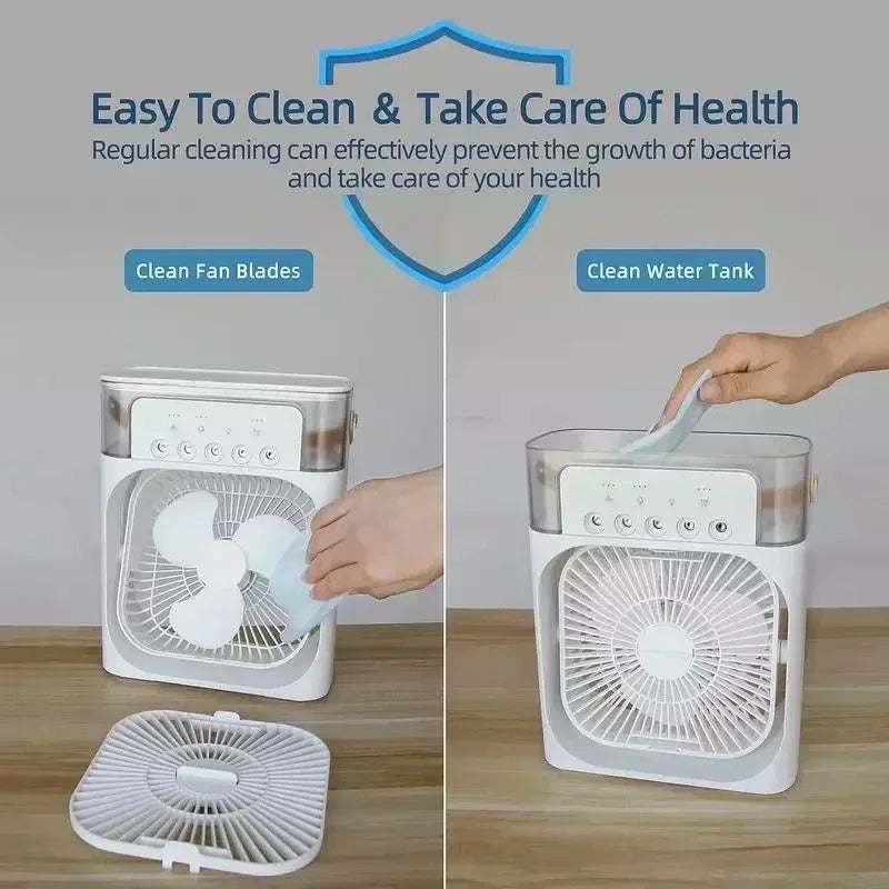 LED Air Cooler Fan Humidifier - Cozify