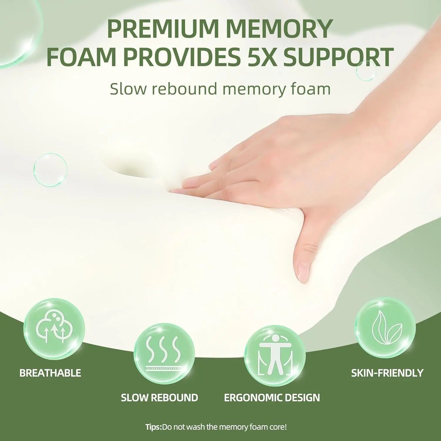 Orthopedic Memory Foam Pillow - Cozify