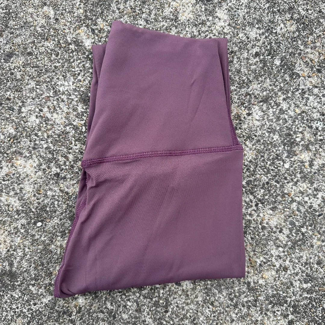 Solid Color High Waist Leggings